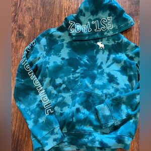 Abercrombie Kids Blue Tie-Dye Sweatshirt